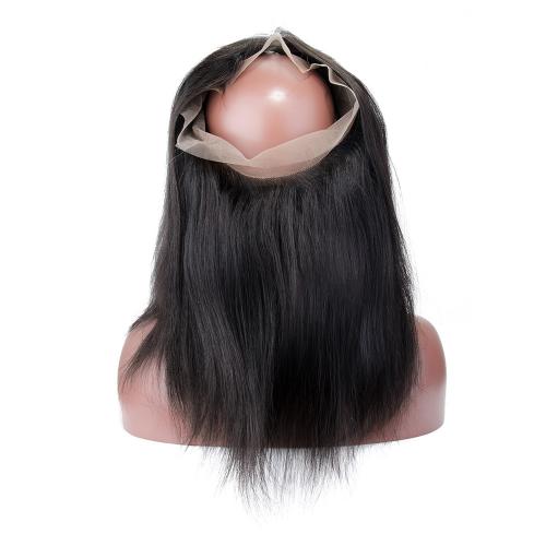 Straight #1B Natural Black 360 Lace Frontal