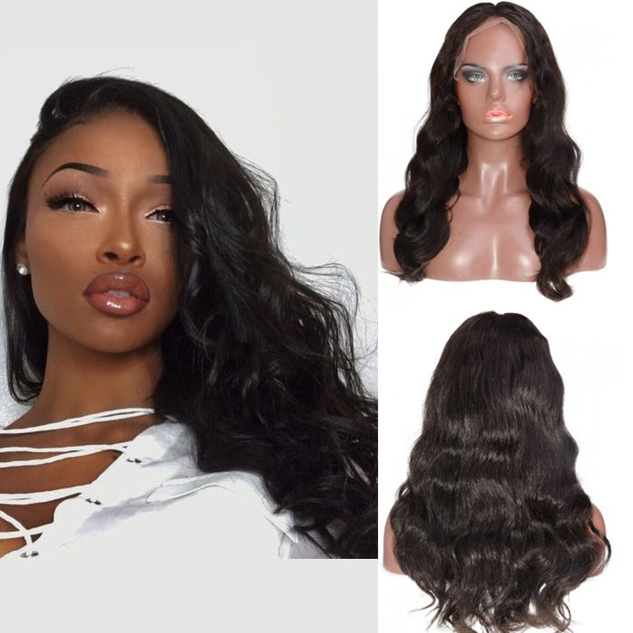 Frontal Lace Wig 150% Density Body Wave Virgin Hair